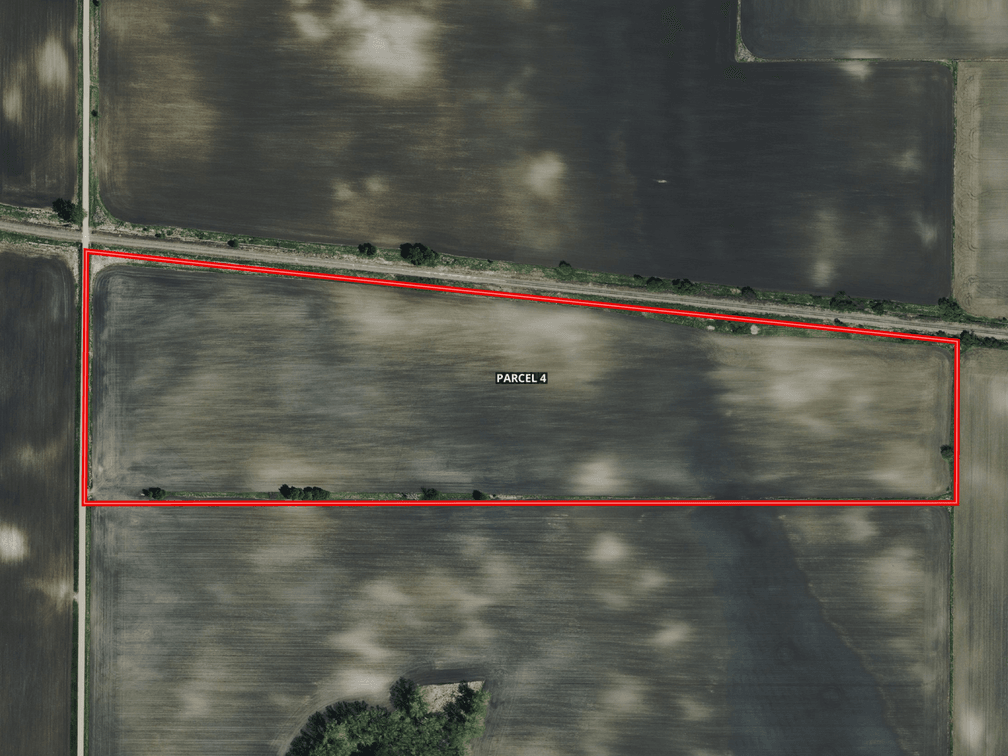 Parcel 4 - 37.24± Surveyed Acres, 35.64± Tillable (FSA) Acres, located in Lot 2 in the N 1/2 of the SW 1/4 of Section 4, Twp 115, Range 38, Hawk Creek Township, Renville County, Minnesota.