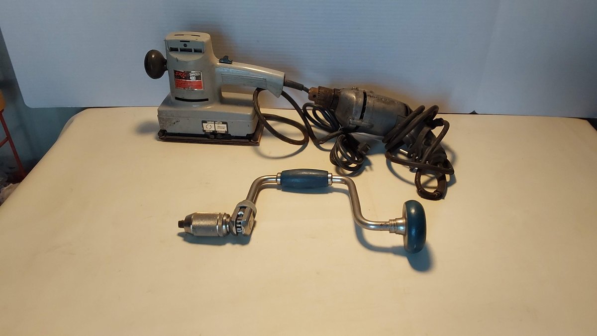 Sander; Drill; Brace; Bit