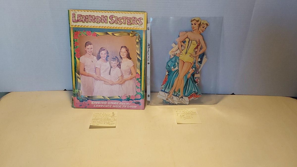 Vintage Paper Dolls(Lennon Sisters; Kim Novak)