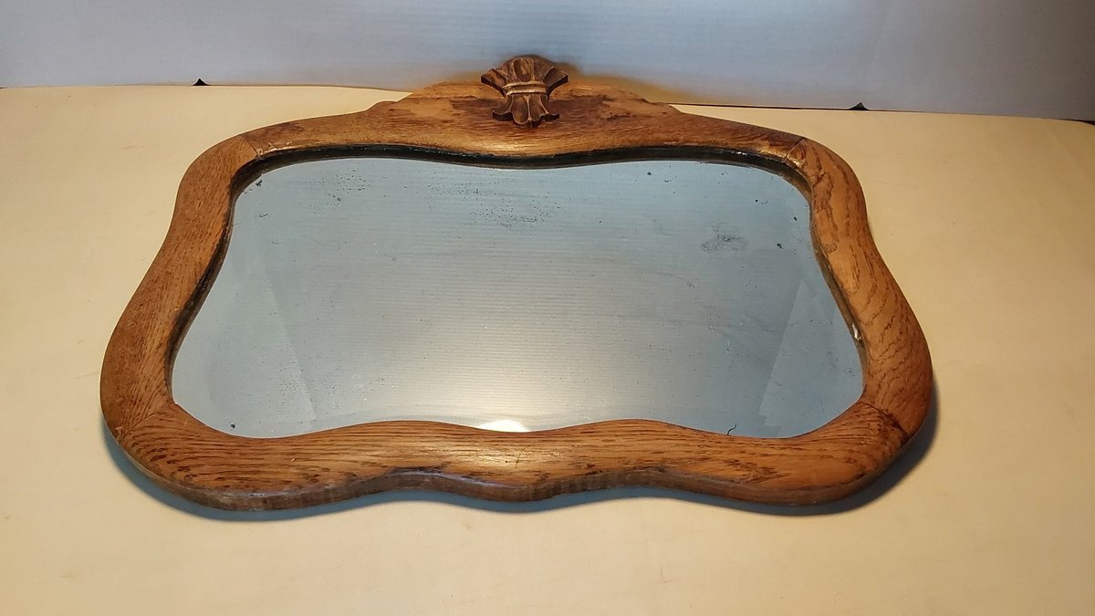 Antique Beveled Victorian Mirror(1900's) 20 1/2" x 17"