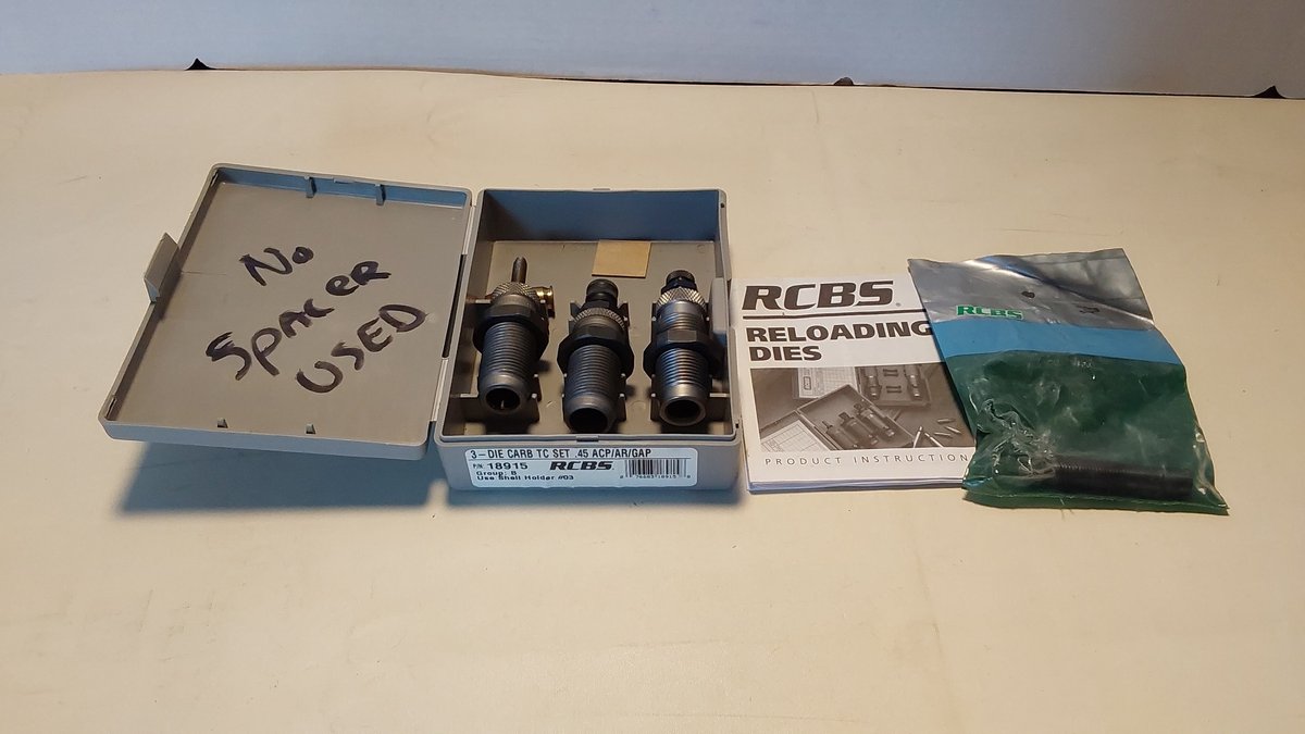 RCBS 45 ACP/AR/Gap Die Set