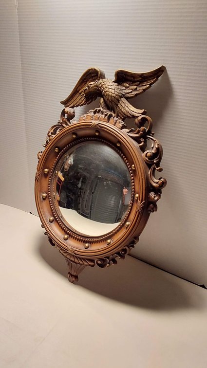 Vintage Eagle Mirror Syroco Wood(15" x 21" T)