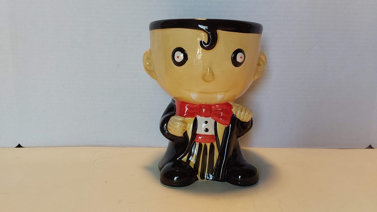 Ceramic Dracula Candy Holder