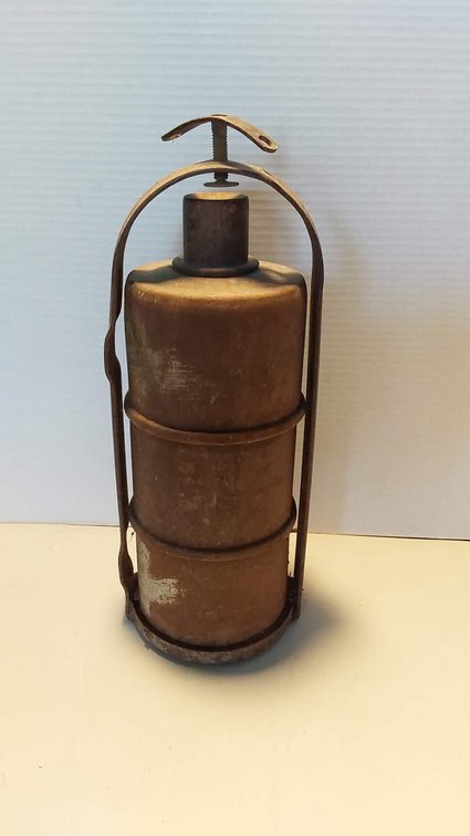 Vintage Kerosene Road Flares w/Holder
