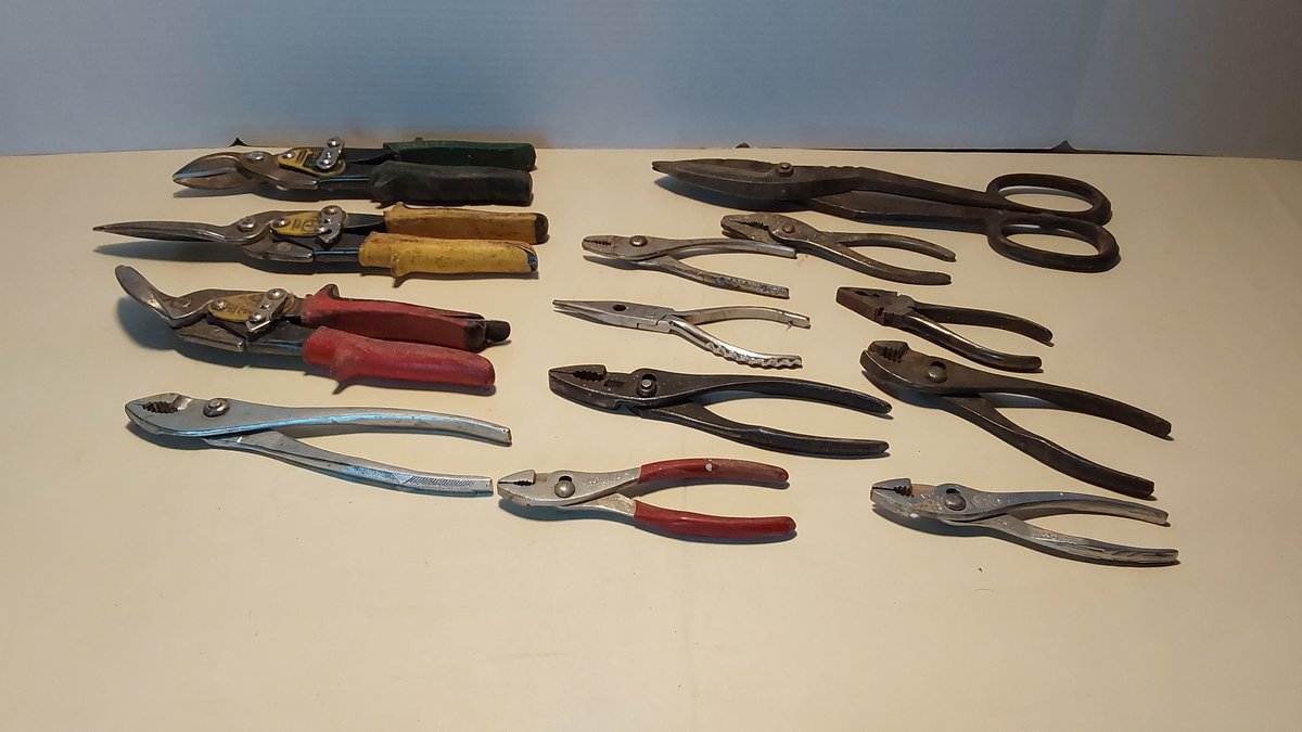 Various Pliers & Tin Snips