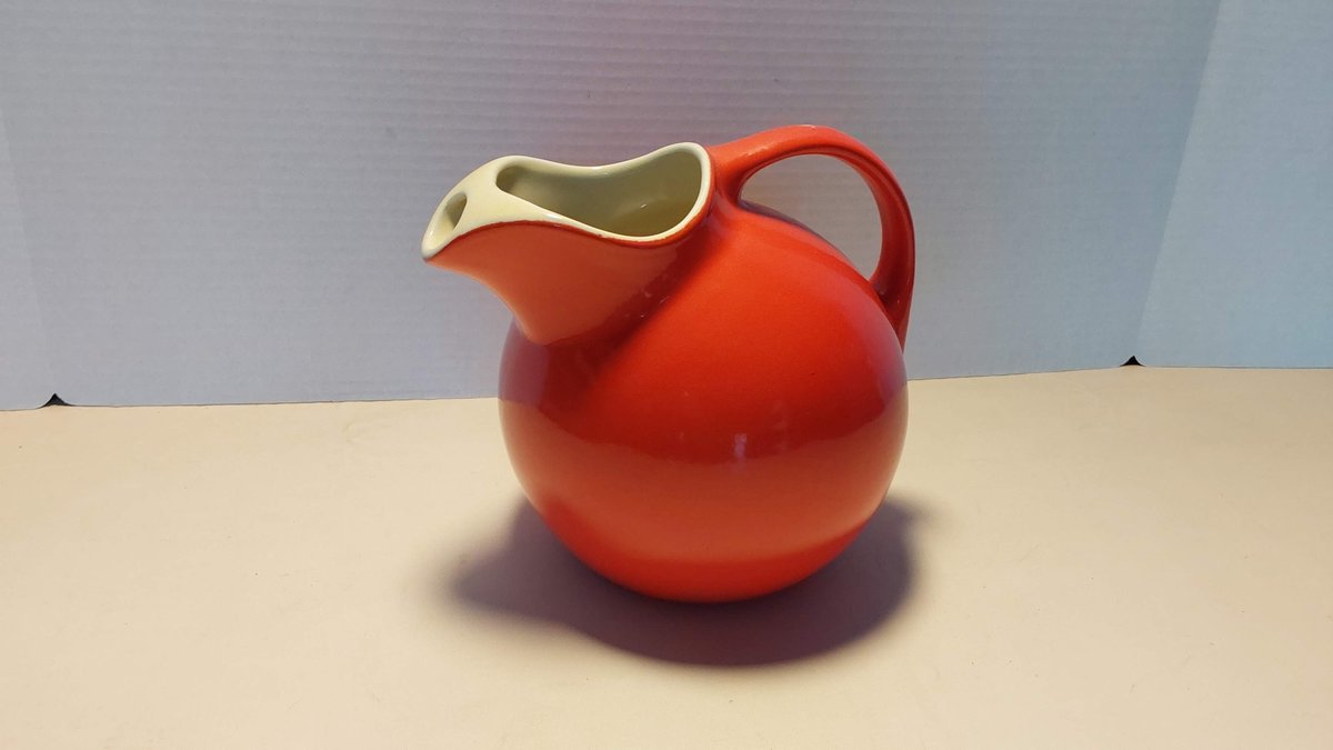 Hall Pottery Ball Pitcher
