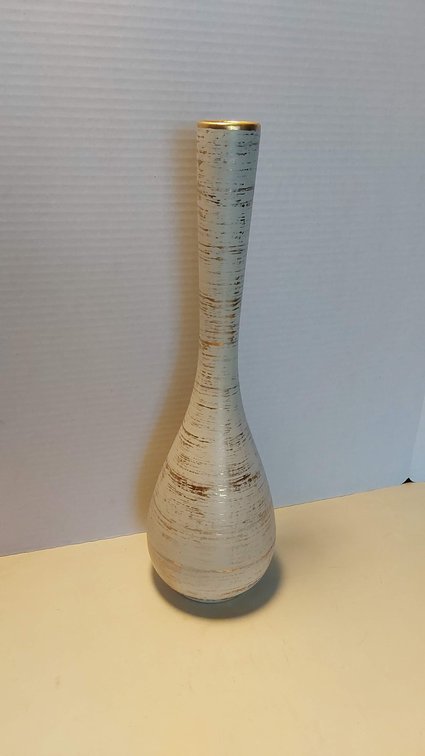 Haeger Pottery Vase (22K Gold Tweed) 15 1/2"T