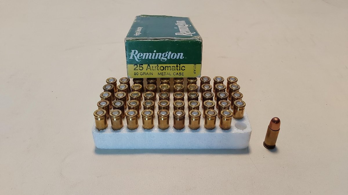Remington 25 Auto , 50 Grain