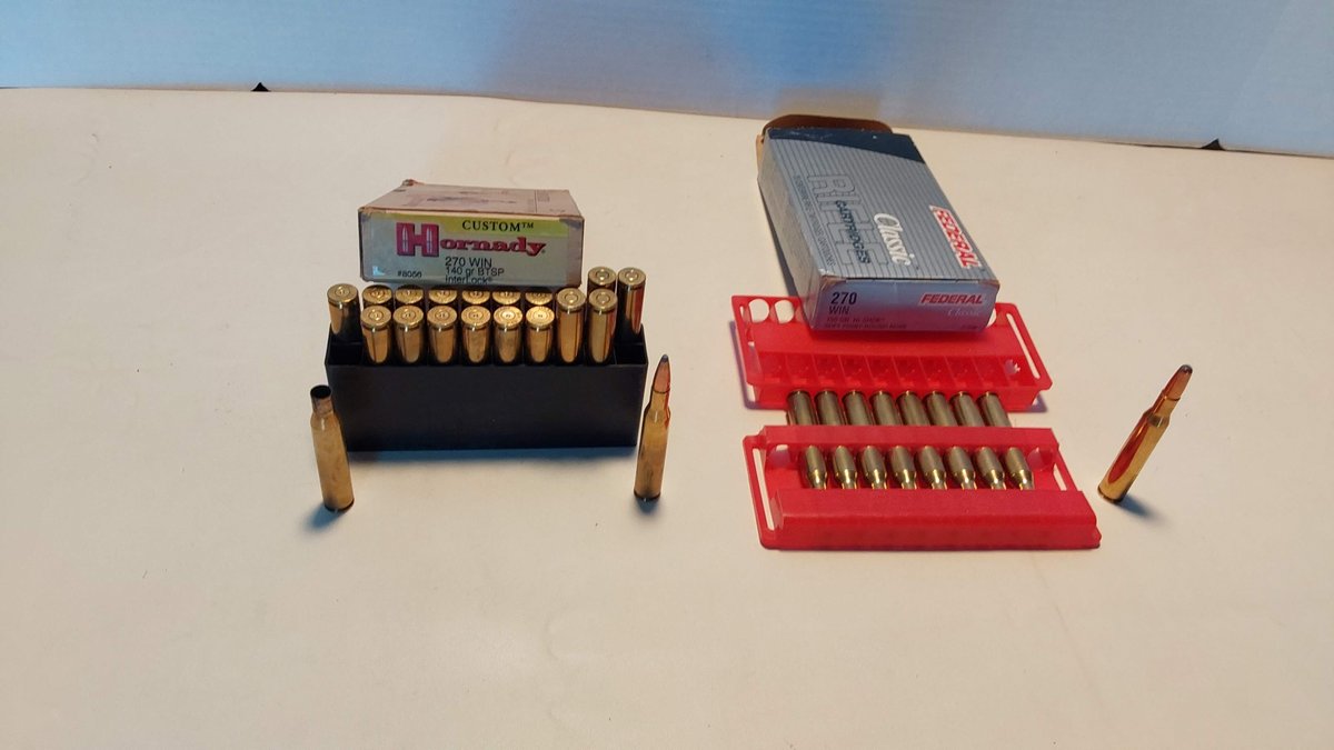 270 WIN (14 Live; 15 Casings)