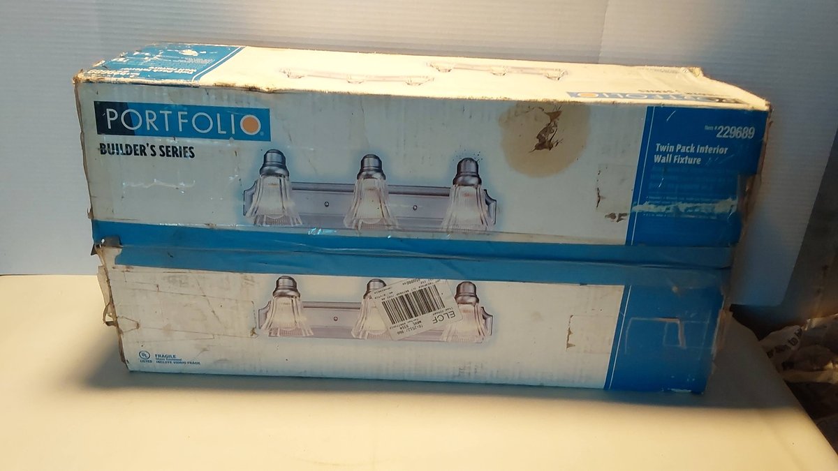 Twin Pack Interior Wall Fixtures (NIB)
