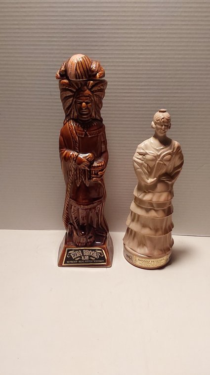 (2) Vintage Liquor Decanters
