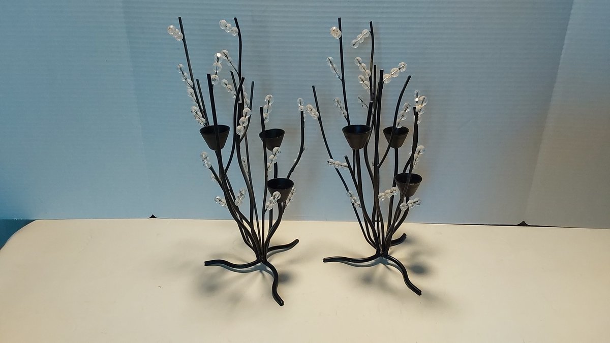 Metal Branch Tealight Candle Holder