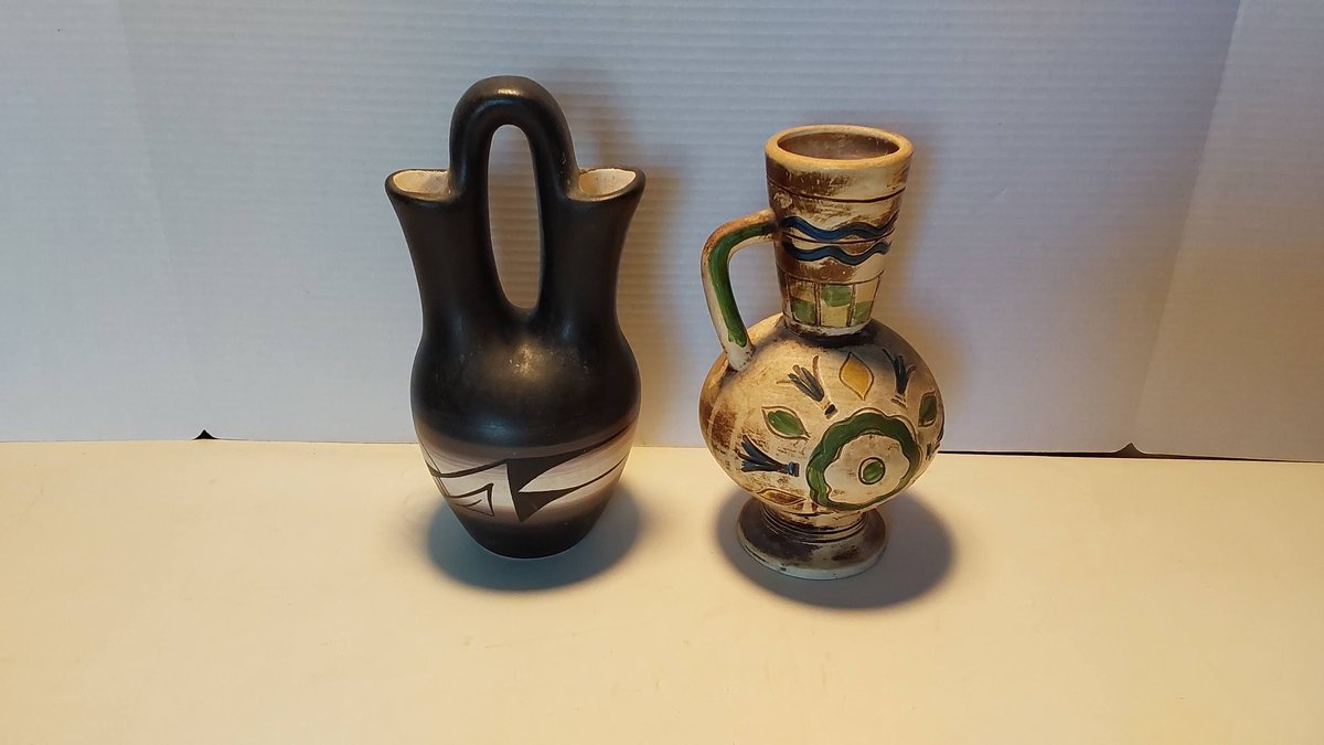 Southwest Style Pottery Vase; Mexican Style Jug