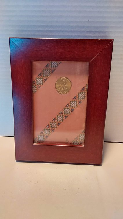 2000 P Sacajawea Dollar Coin in Display Case