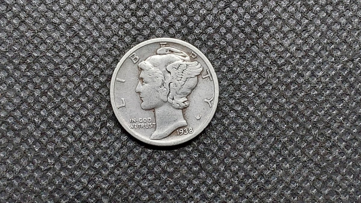 1938 S Mercury Dime (90% Silver)