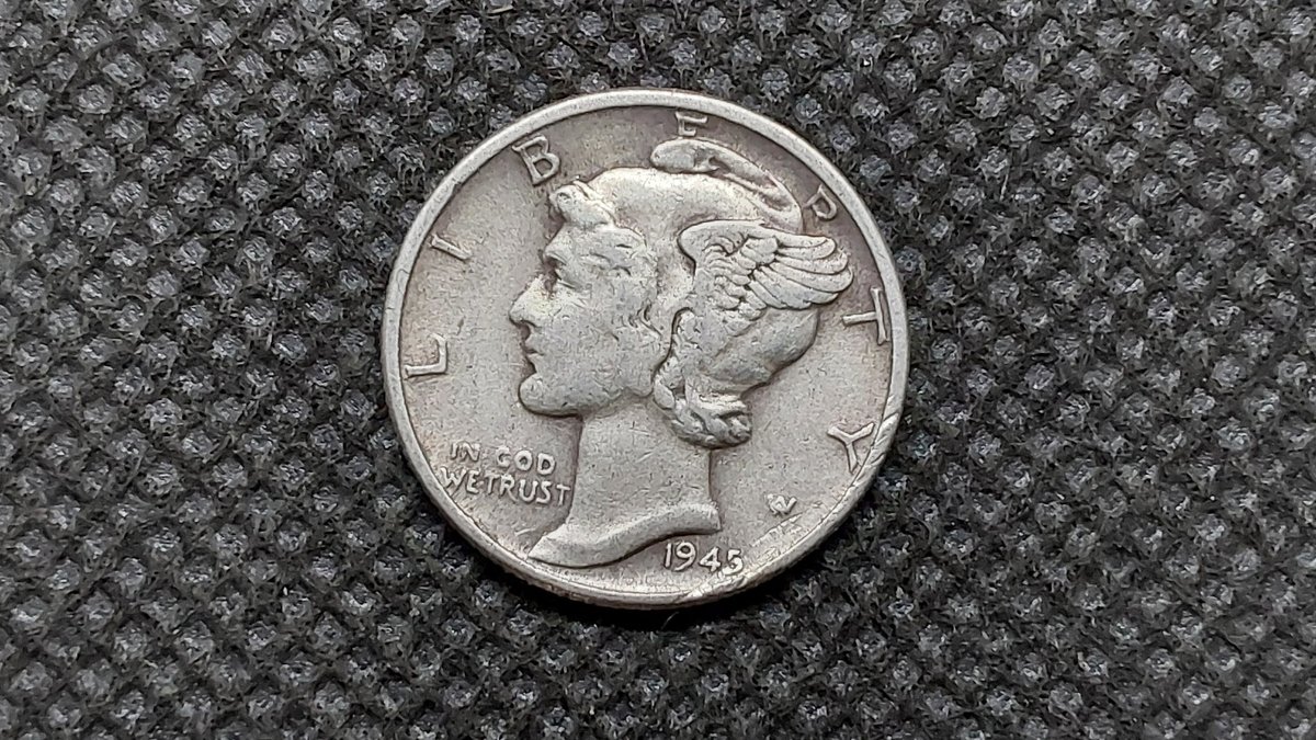 1945 Mercury Dime