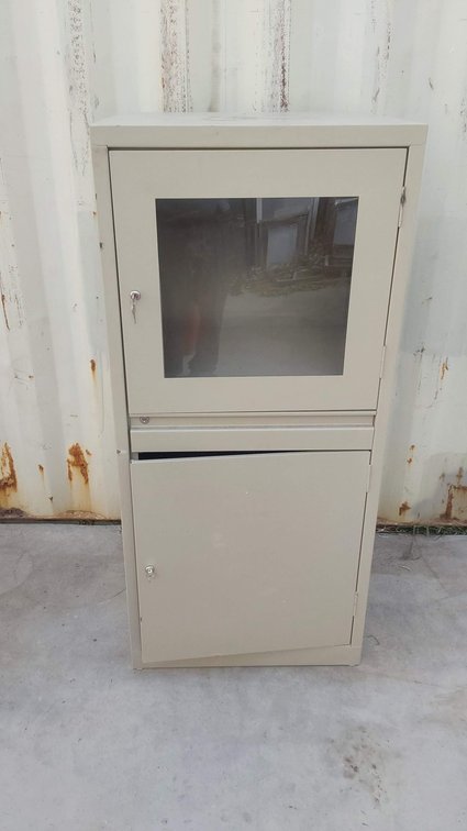 Keyed Metal Cabinet(26" W x 24" D x 57"T)