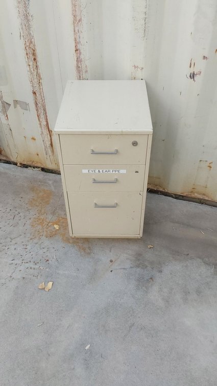 Metal Filing Cabinet(No Key) 15" W x 18" D x 28 1/4" T