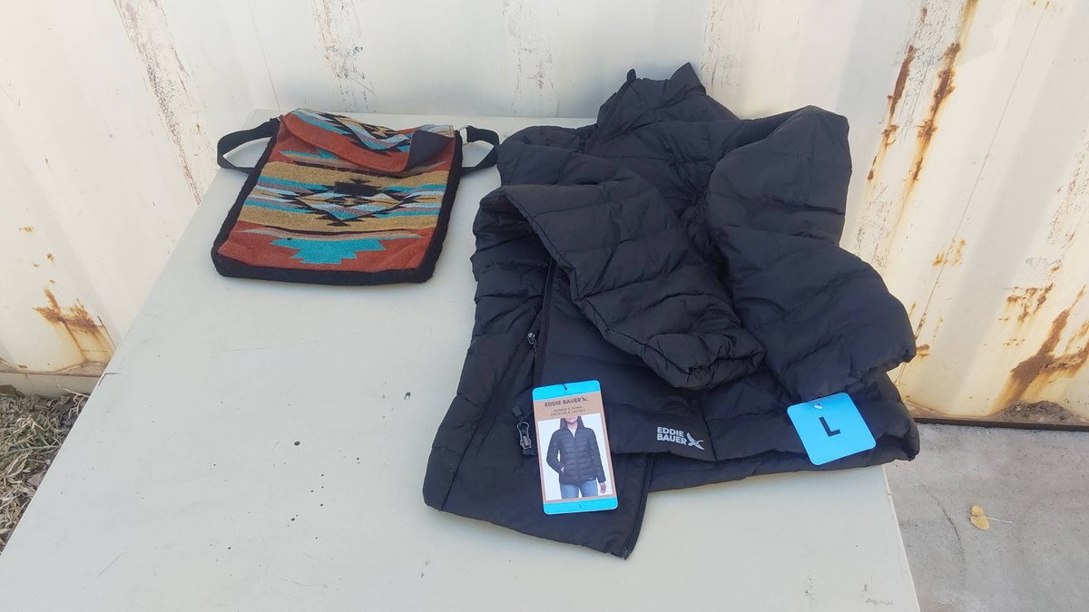 Southwest Design Purse; Eddie Bauer Down Coat(Lg.) NEW