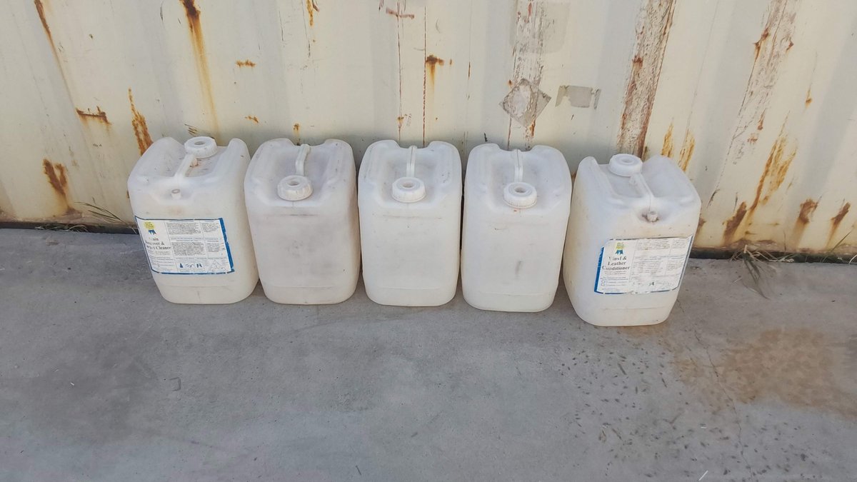 (5) Plastic Jugs