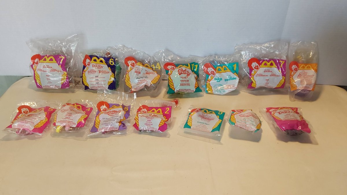 Vintage McDonald's Toys (Sealed)