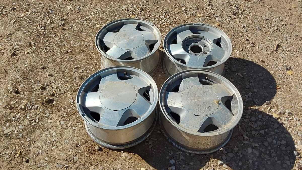 (4) 6-Hole 16 inch Aluminum GM Wheels