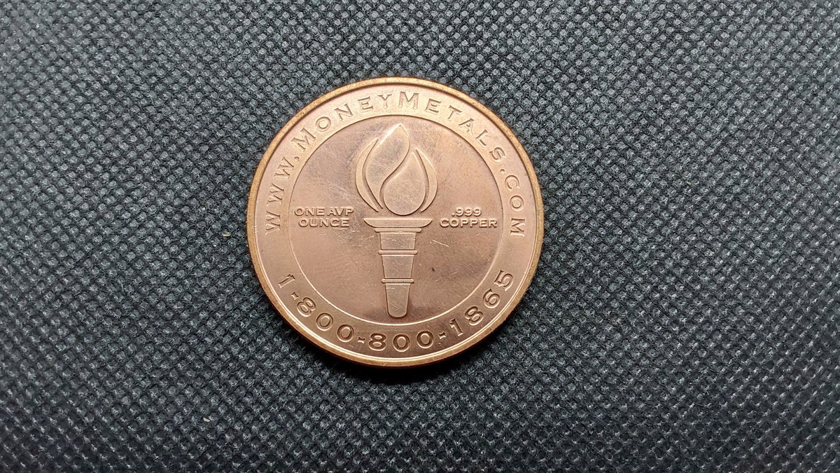 1 Oz. Copper Coin
