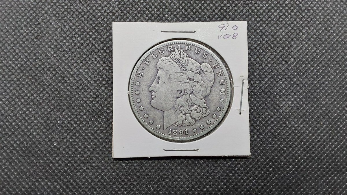 1891 O Morgan Silver Dollar