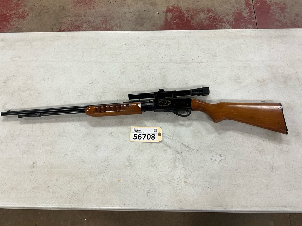 Remington Fieldmaster Model 572 22 LR w/ Weaver Scope 150th Anniversary Pump Action