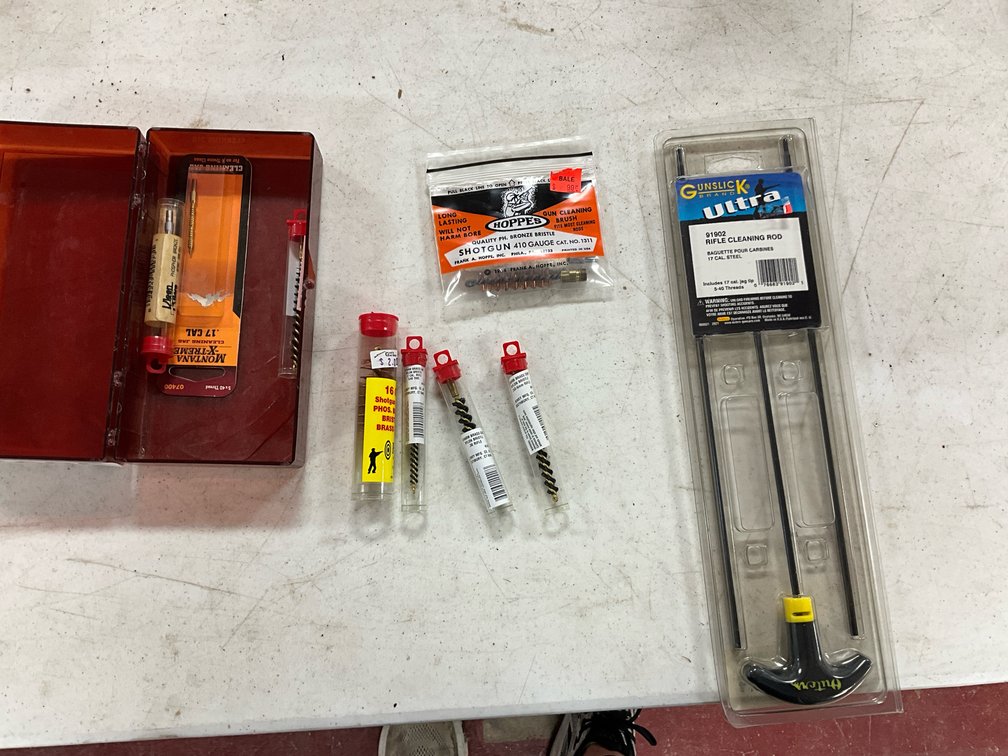 17 Cal Gun Cleaning Rod & Other Hun Cleaning Brushes