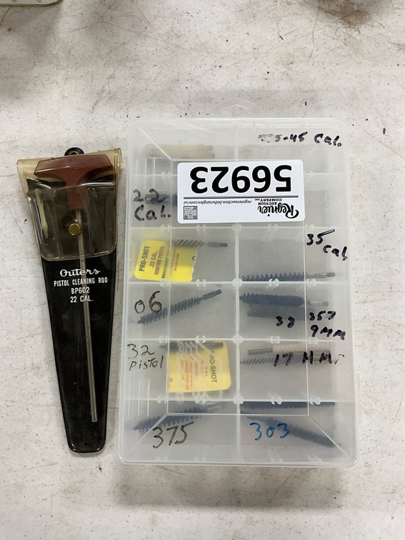 Pistol Cleaning Rod & Brushes