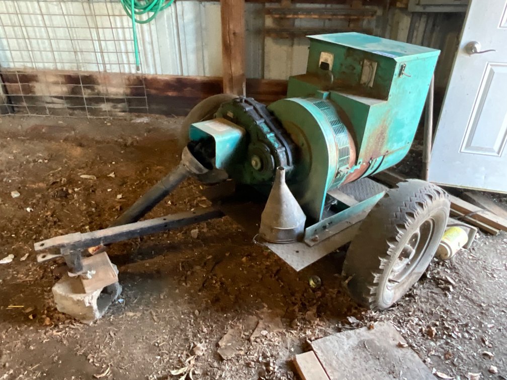 Onan PTO Generator on Cart