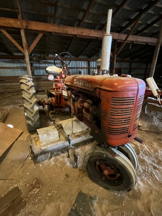 Super C W/ Belly Mower Motor is Stuck