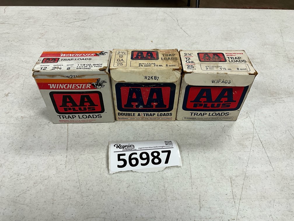 (X3) 12ga 2-3/4” Trap Load