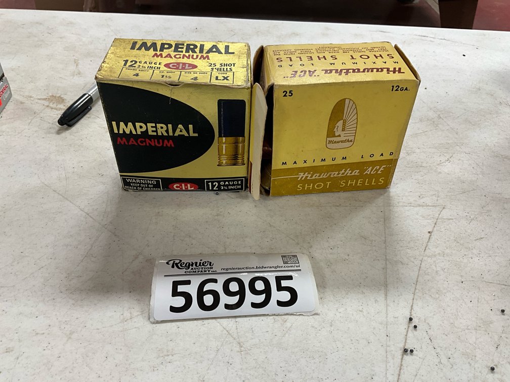12ga (2) opened boxes Shells