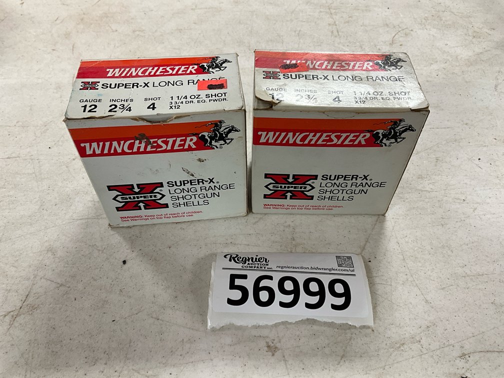 (2 opened boxes) 12ga 2-3/4” 4 Shot