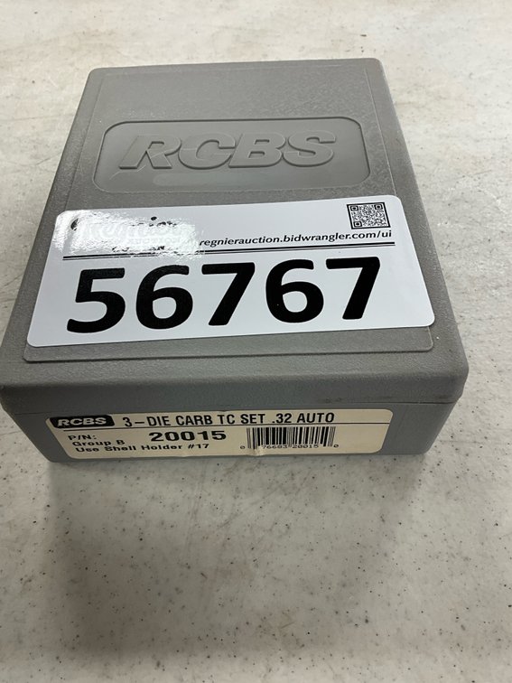 RCBS 3 DIE CARB TC SET .32 Auto