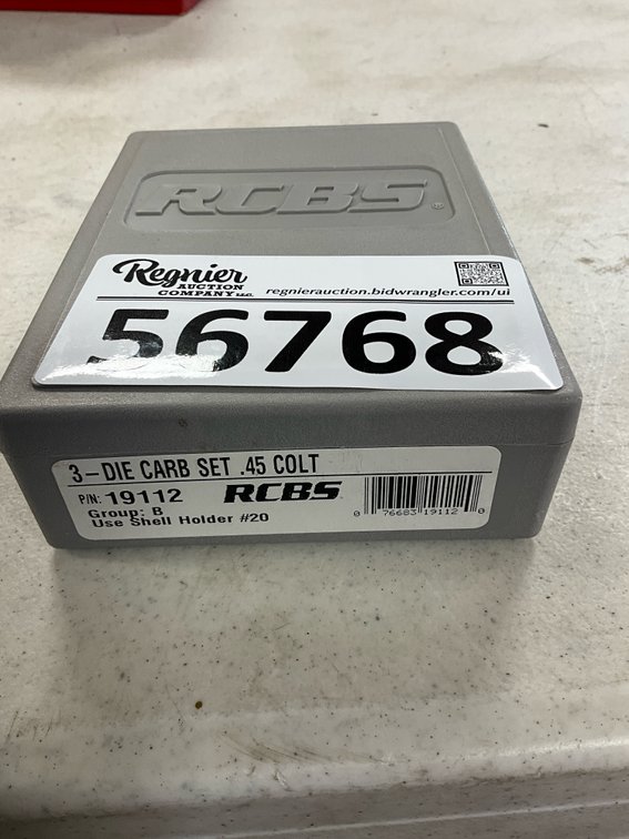 RCBS 3 DIE CARB SET .45 Colt
