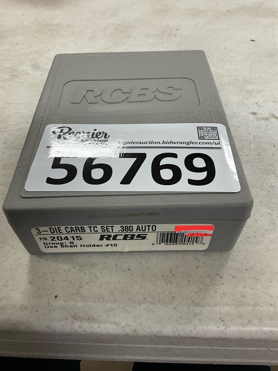RCBS 3 DIE CARB TC SET .380 AUTO