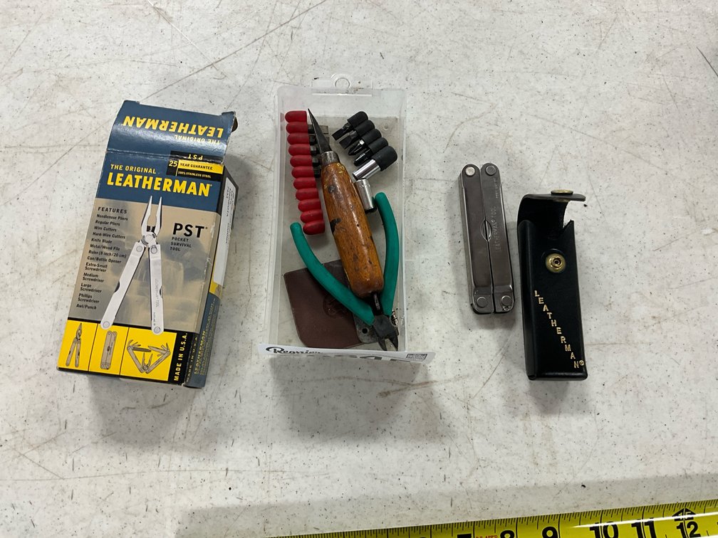 Leatherman Tool, Small Snip, Drill Bit Ends