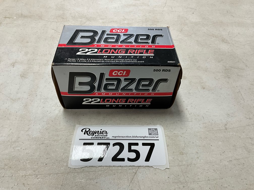 Unopened CCI Blazer 22 Long Rifle 500 rds