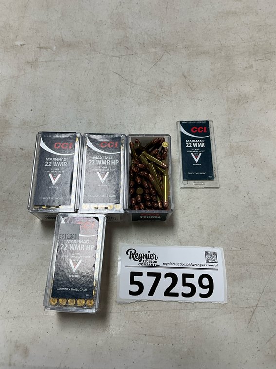 ~203 rounds CCI Maxi-Mag 22 WMR