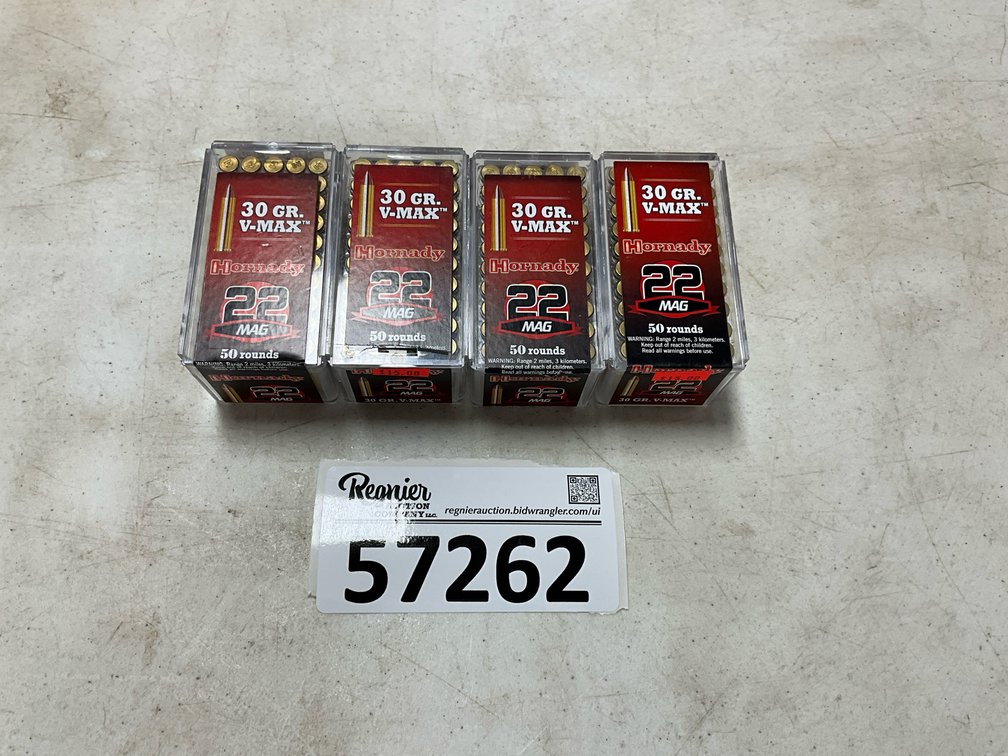 200rds Hornady 22 Mag 30gr VMax