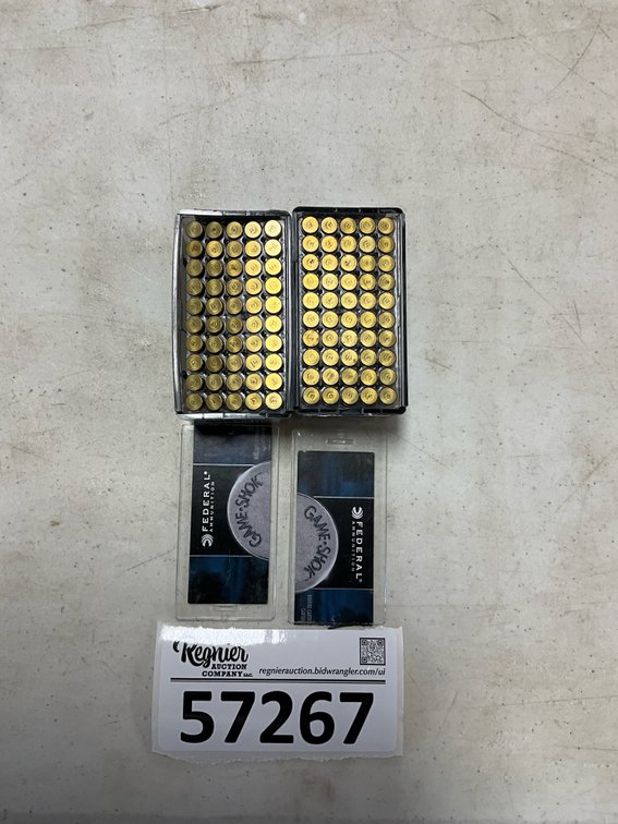 100rds Federal 22 cal Win Mag