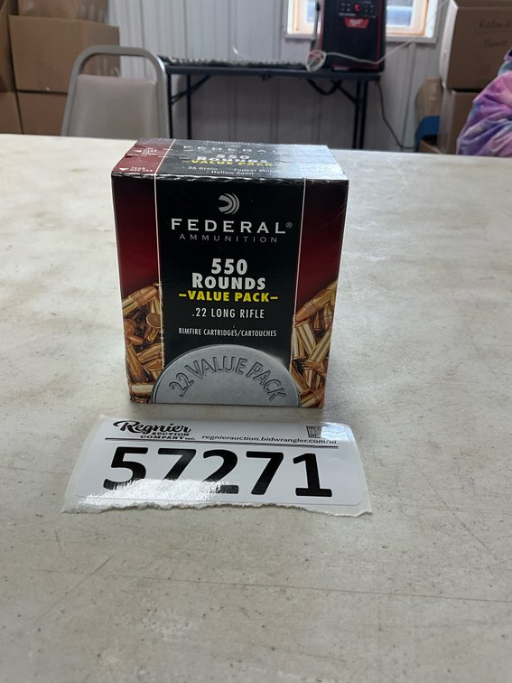 Federal 550rds 22 Long Rifle