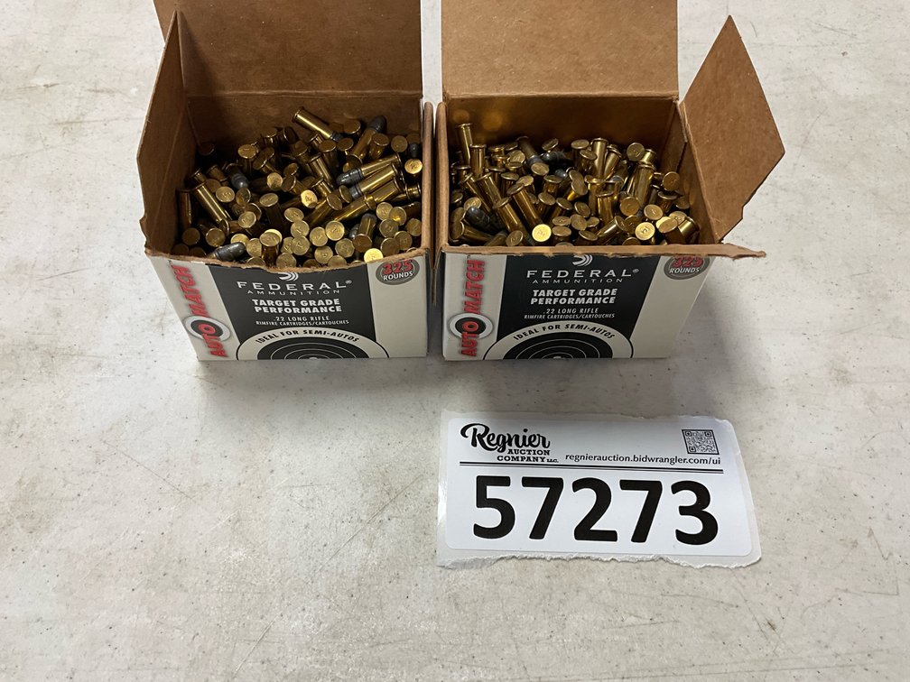 (2 boxes) Federal 22 Long Rifle Target Grade ~300rds per box