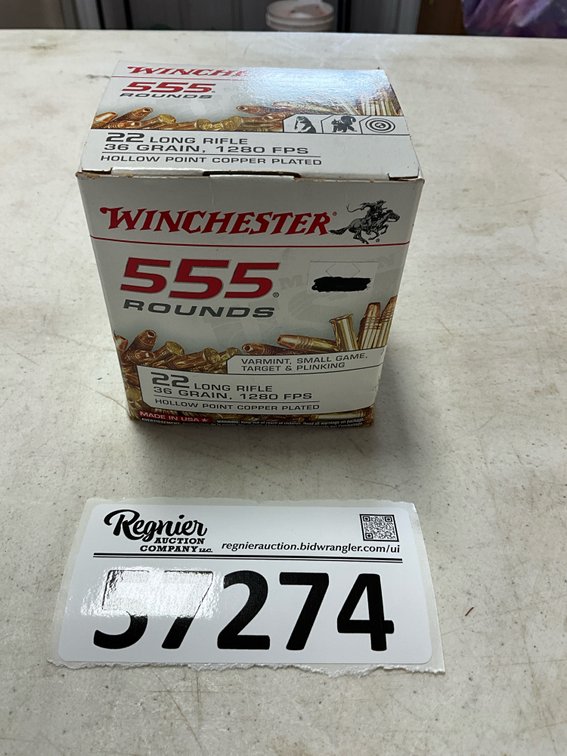 Winchester 22 Long Rifle 36 Gr~555 rounds