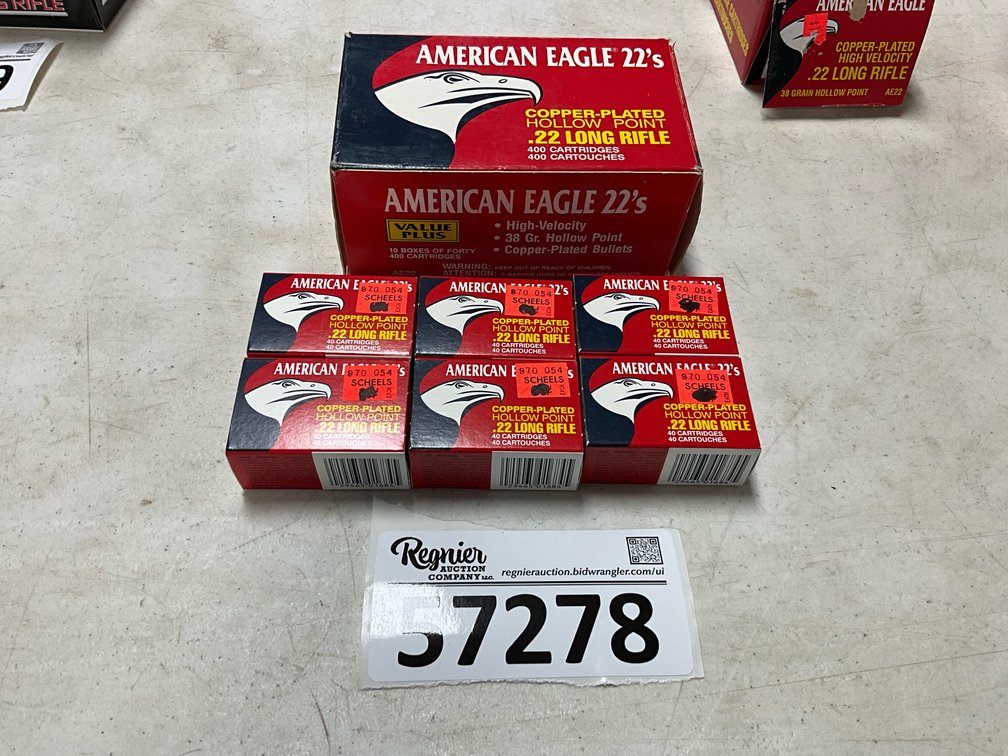 240 rounds American Eagle 22 Long Rifle