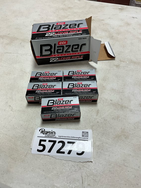250 rounds CCI Blazer 22 Long Rifle