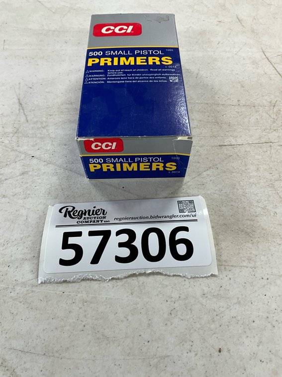 CCI 500 Small Pistol Primers, 1000 count